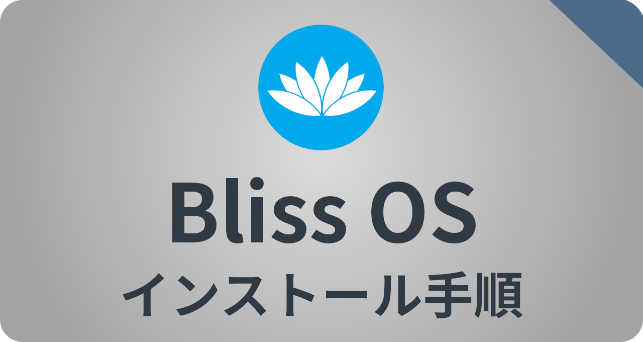 BlissOS install